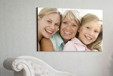 salon foto aluminio dibond ejemplo mujeres sonrisa